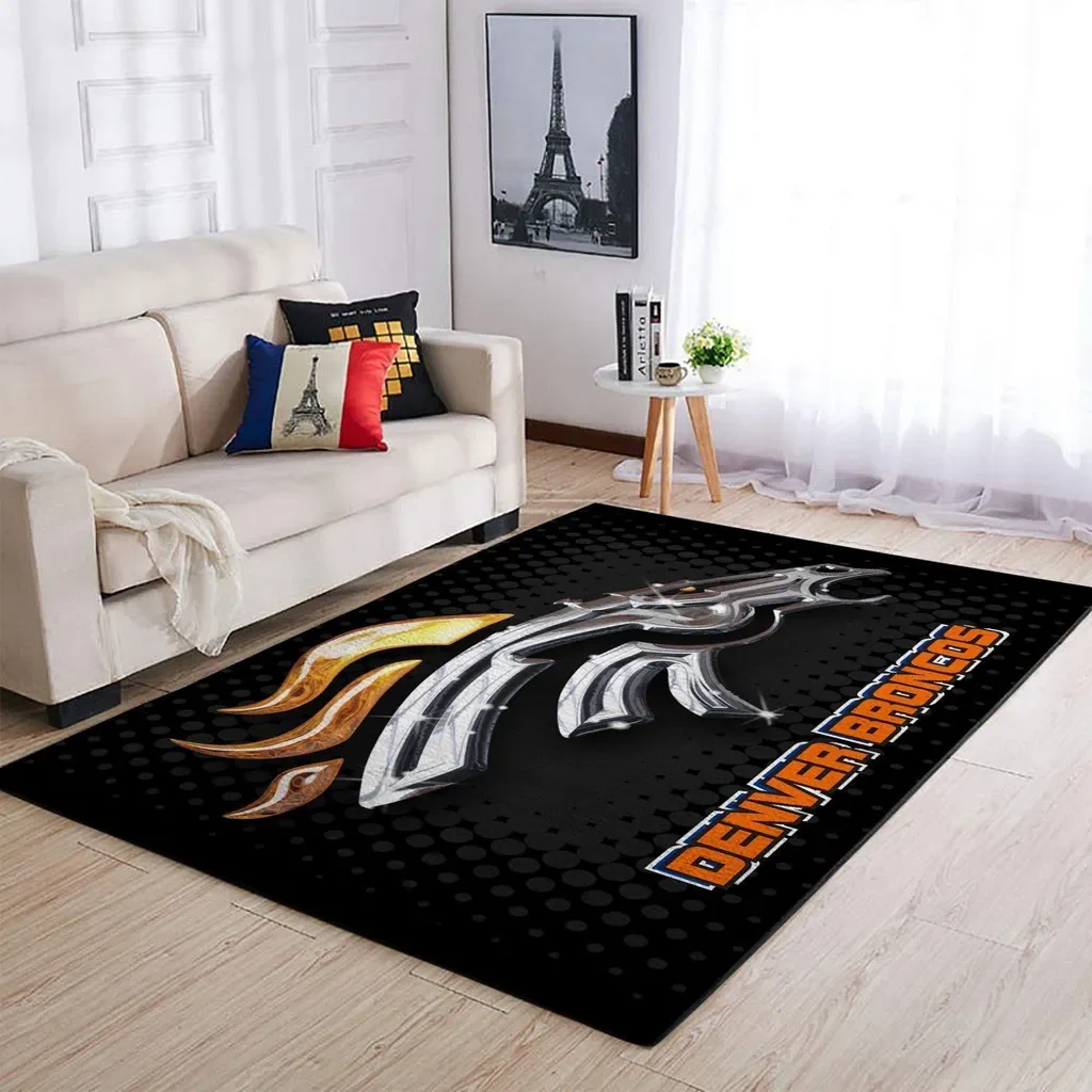 San Francisco 49ers Rug – Camouflage Fan for Home Decor Black and Orange