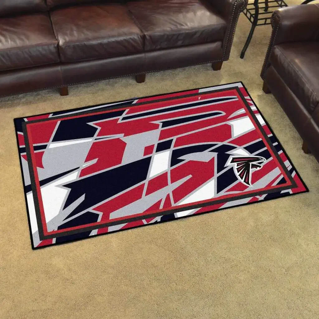 Modern Crimson and Art Carpet for Stylish Home Decor Black and Red