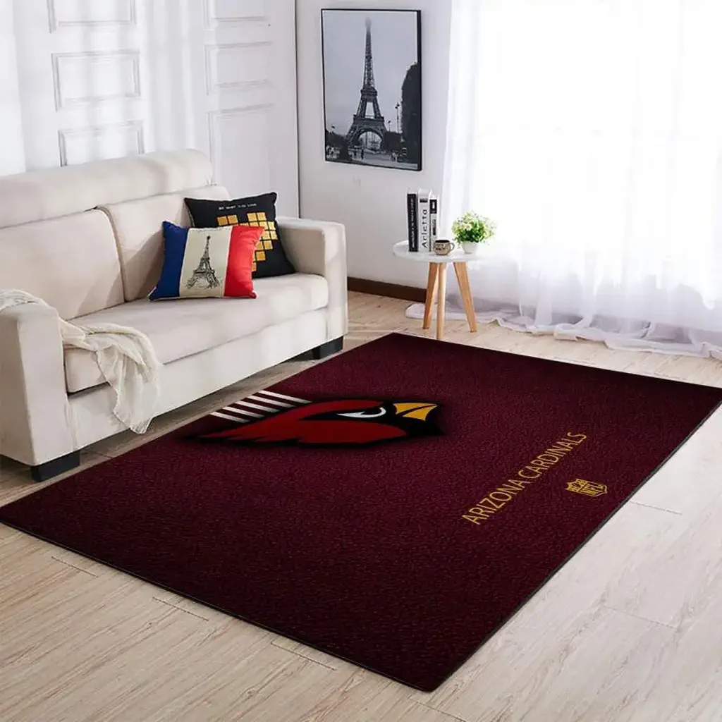 Chic Contemporary Floor Mat for Modern Home Decor Blue and Gray