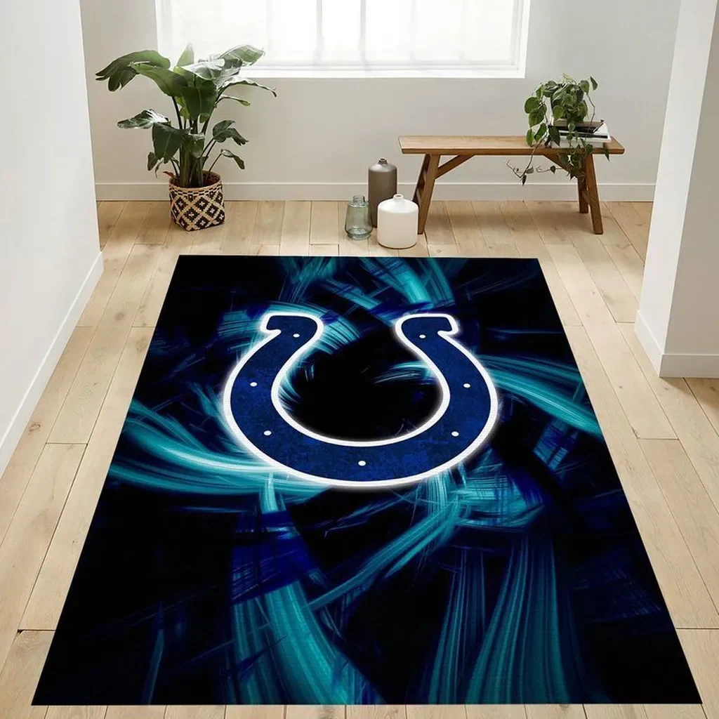 Artistic Splash Design Modern Decorative Carpet Black and Red