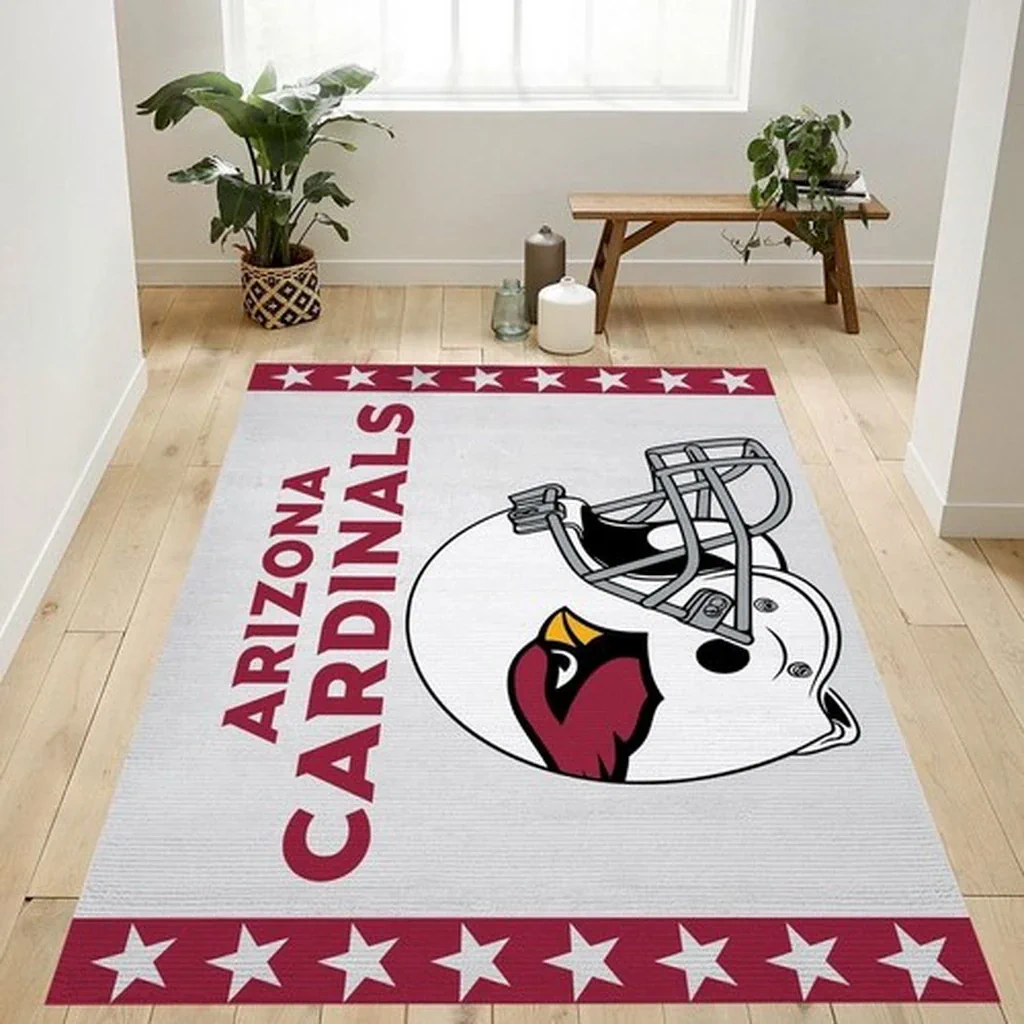 Arizona Cardinals Rug – Area Decorative Floor Mat Red
