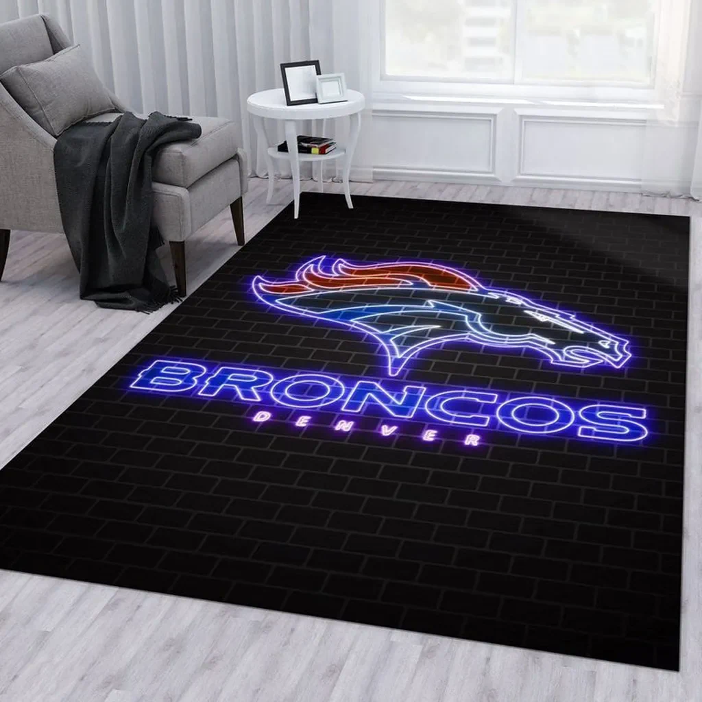 San Francisco 49ers Rug – Area for Living Room Decor Black and Blue