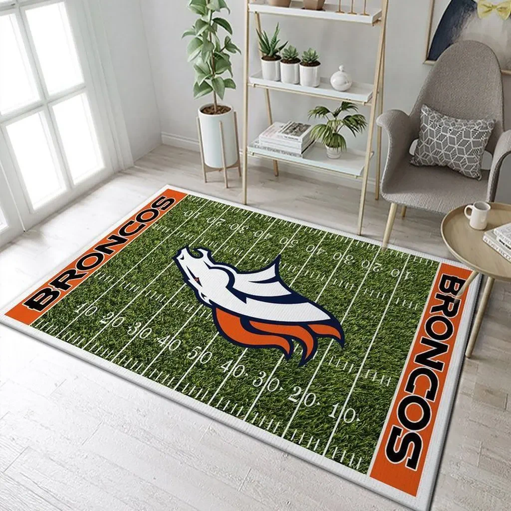 Tennessee Titans Rug – NFL Team Logo Area Carpet Green and Orange