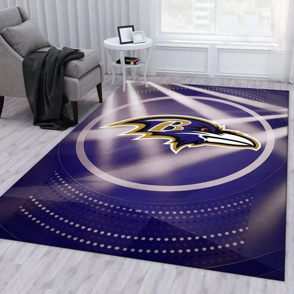 Baltimore Ravens Rug – Area Perfect for Fans Black and Purple